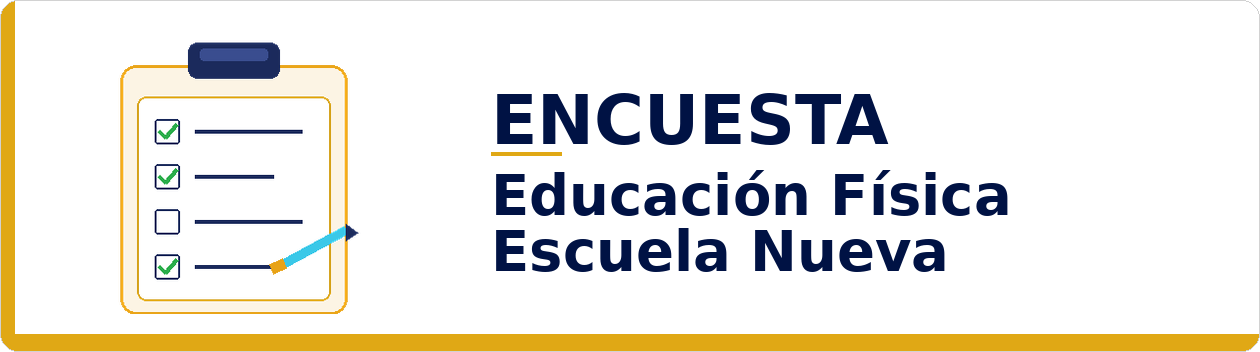 Encuesta Docente Modelo de Escuela Nueva Educación Física